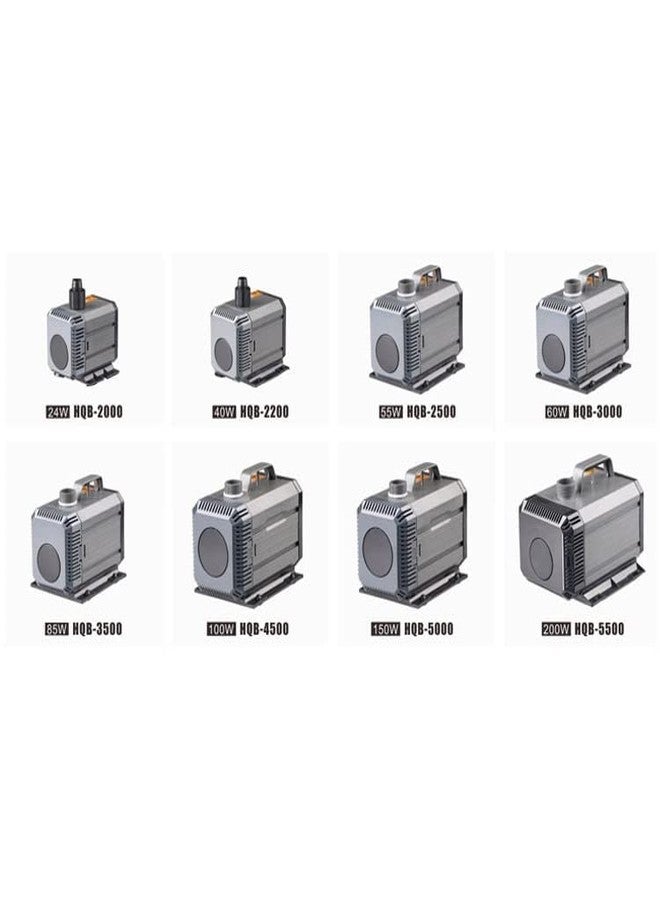 VAYINATO® (HQB-2500 | 55W | 2000L/H | Lifts Upto 2.5M) Multipurpose Aquarium Submersible Pump For Aquarium, Koi Pond, Aquaponics and Water Fountain - Image 5